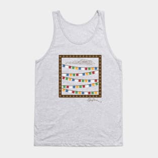 Prayer Flags and Mountains Tank Top